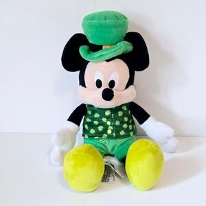 10" Disney Mickey Mouse St Patrick's Day plush Stuffed Animal